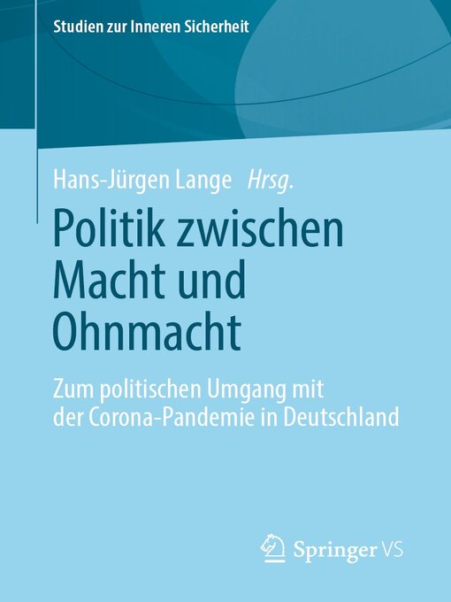 Title details for Politik zwischen Macht und Ohnmacht by Hans-Jürgen Lange - Available